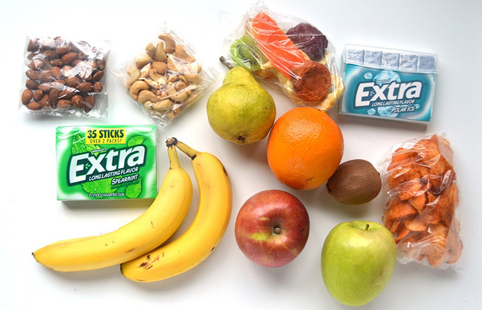 خوراکی‌های لازم برای سفر