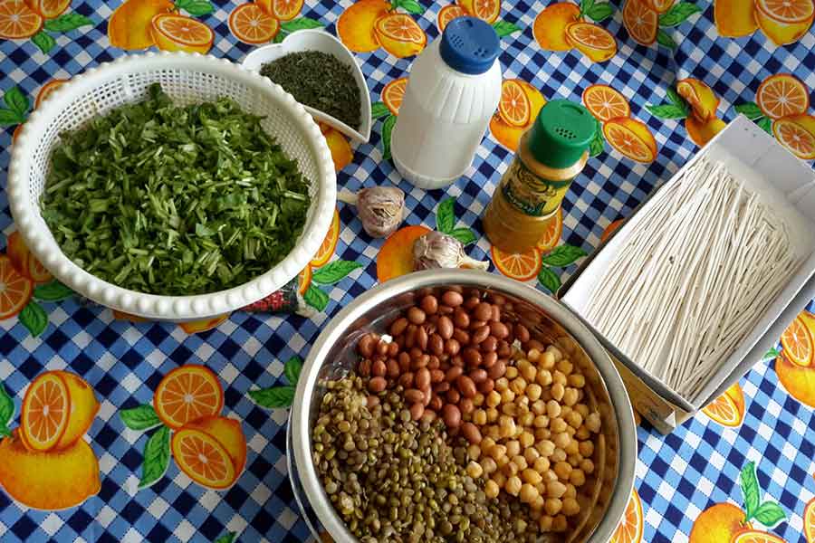بساط آش رشته