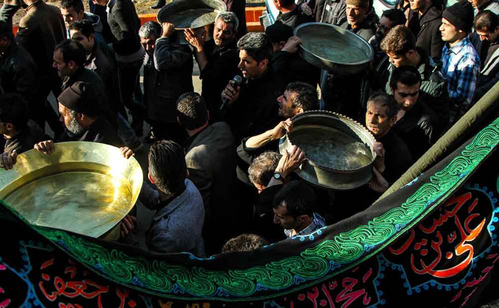 طشت گذاری در تبریز و اردبیل