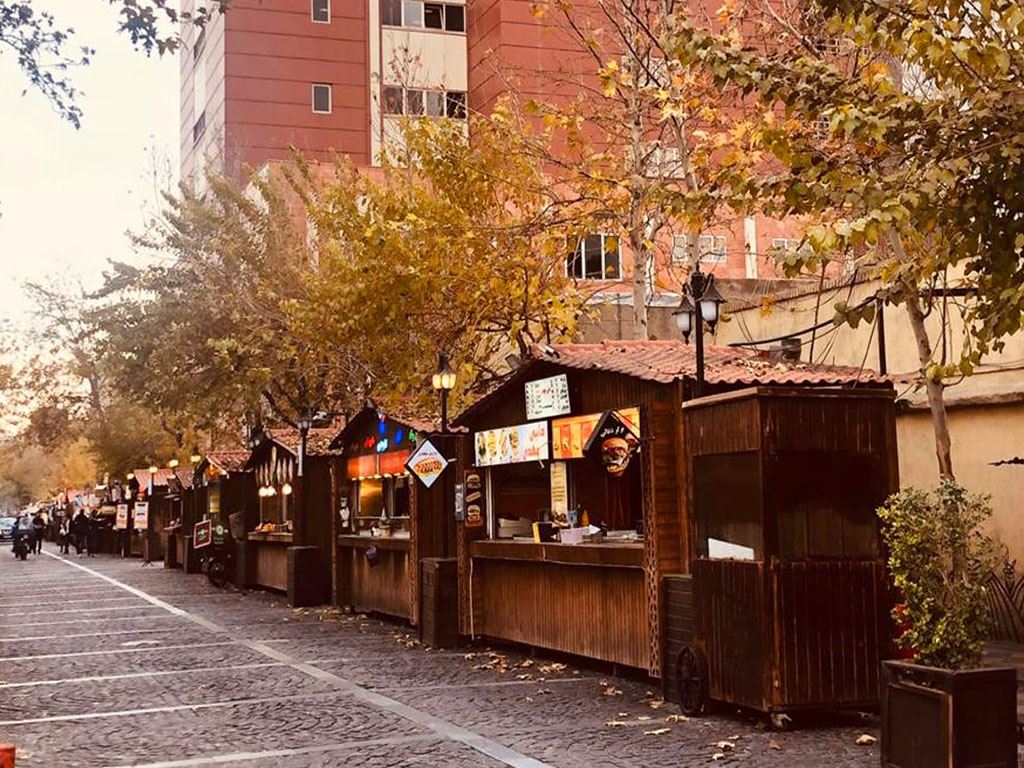 مسیر دسترسی به خیابان سی تیر