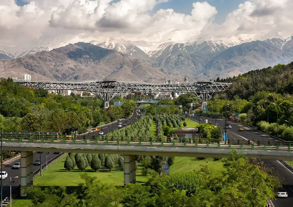 راه های دسترسی به پل طبیعت تهران