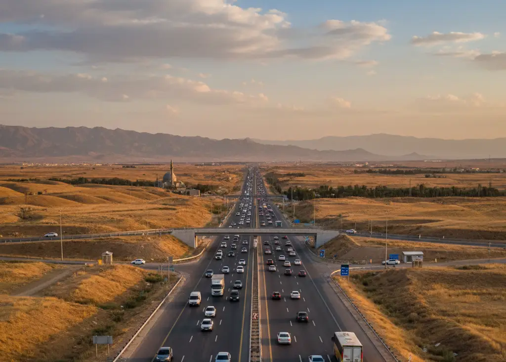 مسیر زمینی تهران به اصفهان