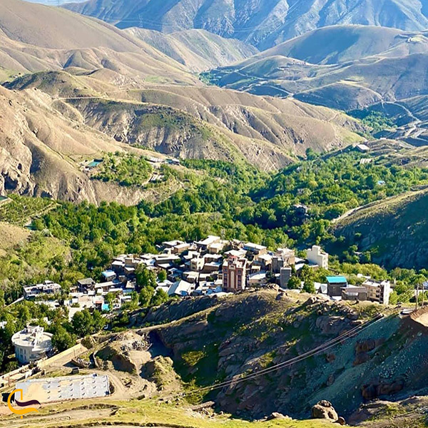 مسیر دسترسی روستای سنگان تهران