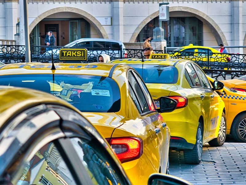 هزینه تاکسی در آنتالیا