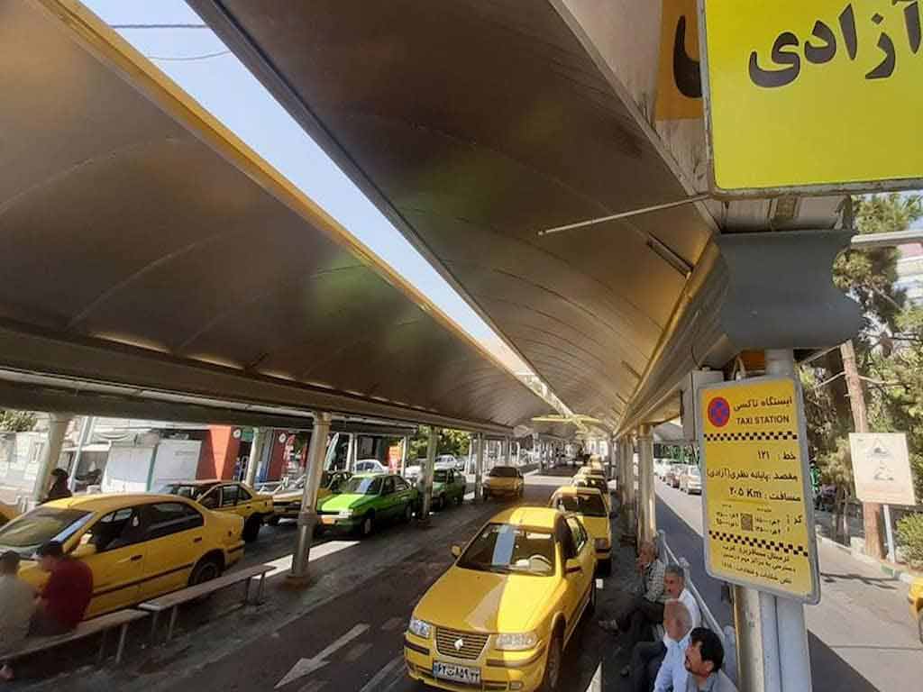 نزدیک‌ترین پایانه اتوبوس و تاکسی به برج میلاد