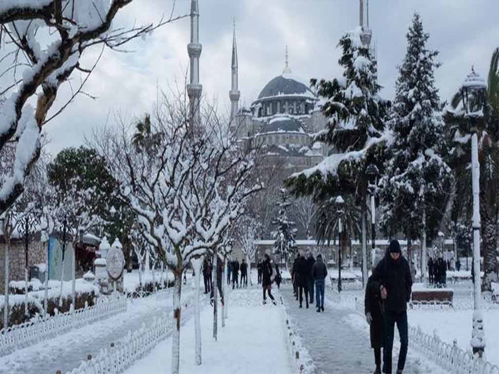 آب و هوای شهر استانبول در زمستان
