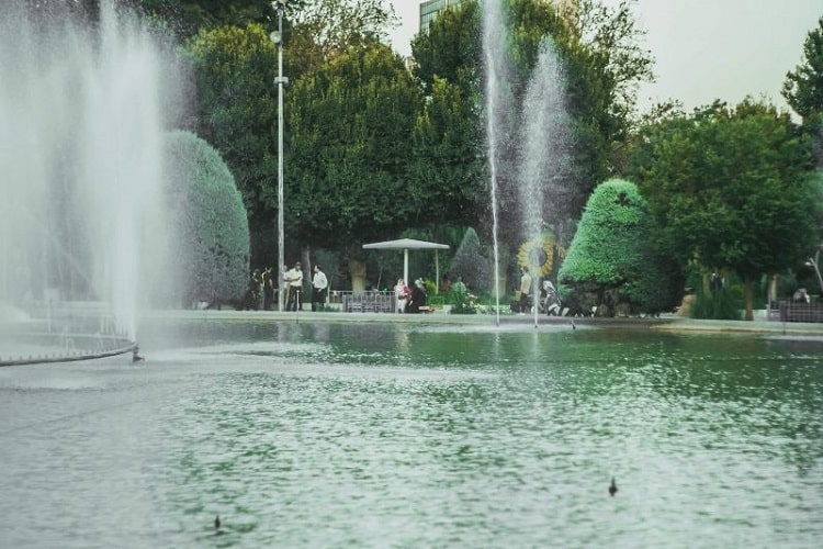 آب‌نماها و فضای بصری پارک