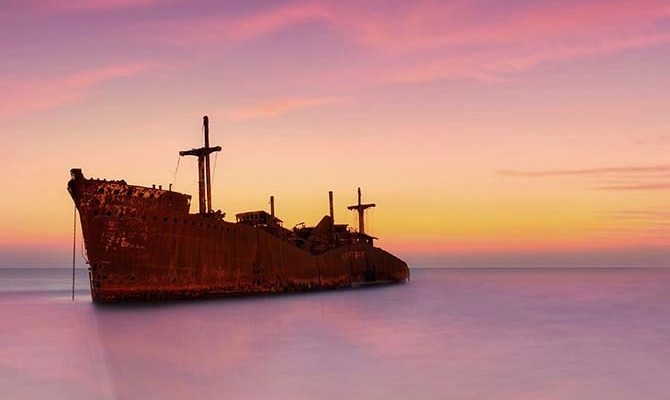 Picture-perfect scenes in the Greek Ship beach.
